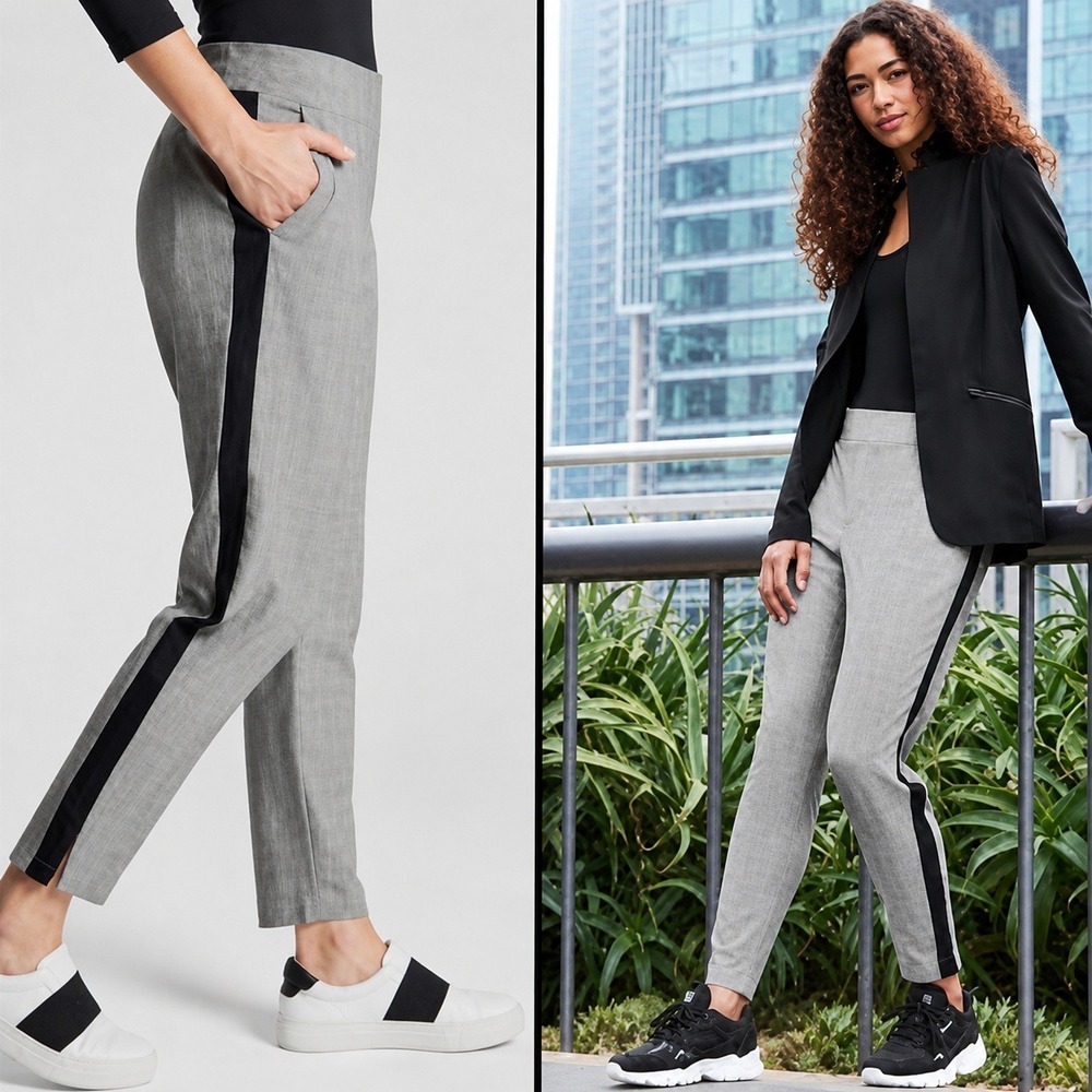 Athleta Brooklyn Ankle Pant in‎ Plaid Size 4